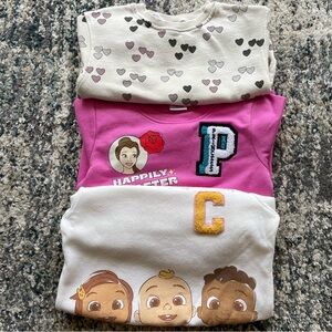 Zara Disney Cocomelon 3T Long Sleeves Sweatshirts Bundle